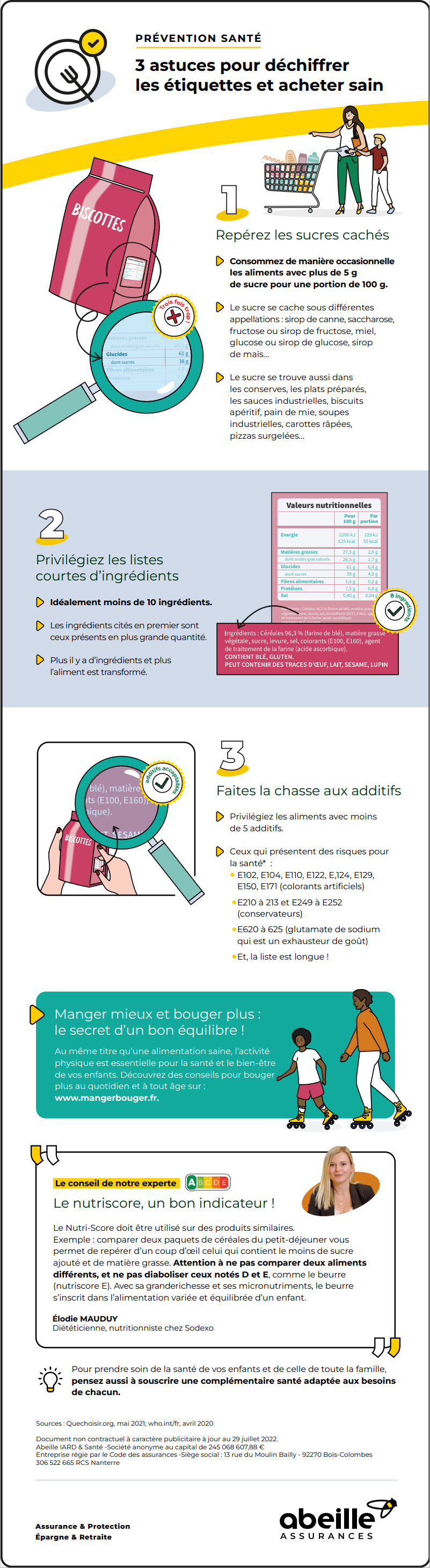 Prévention santé : déchiffrer les étiquettes – Abeille Assurances