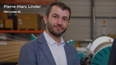 Pierre-Marc Linder, PDG Linder SA, client Abeille Assurances