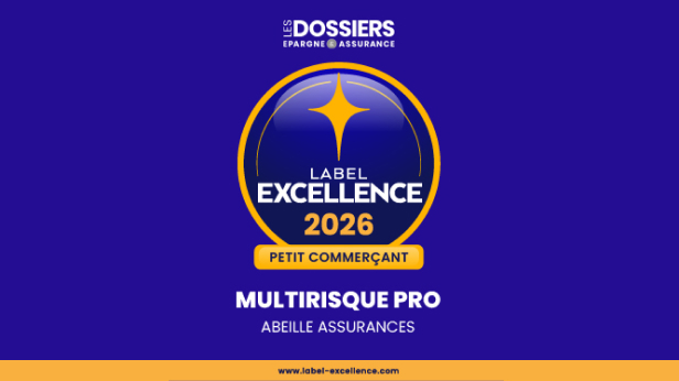 Logo Label Excellence 2025 - Abeille Assurances